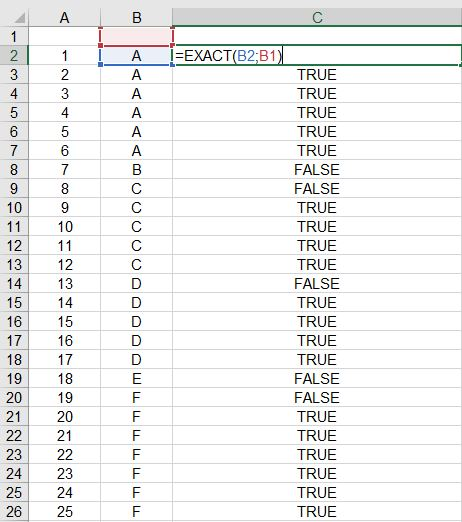 Excel lọc dữ liệu trùng ở các hàng liền kề.png