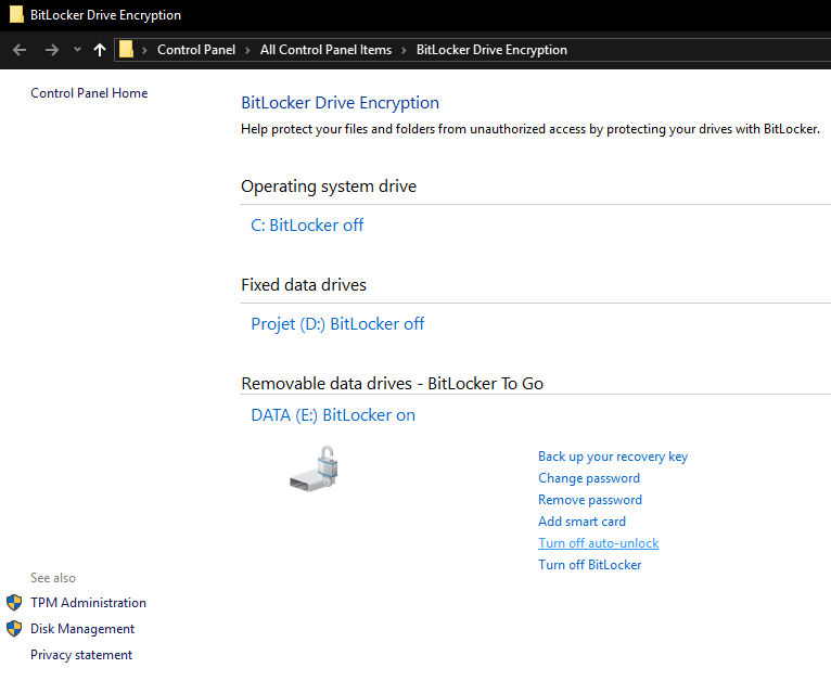 fix lỗi turn on auto-unlock Bitlocker  4.png