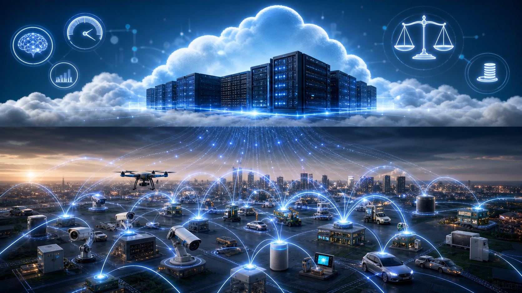 Về hiệu năng thô, cloud thường thắng vì có tài nguyên mạnh