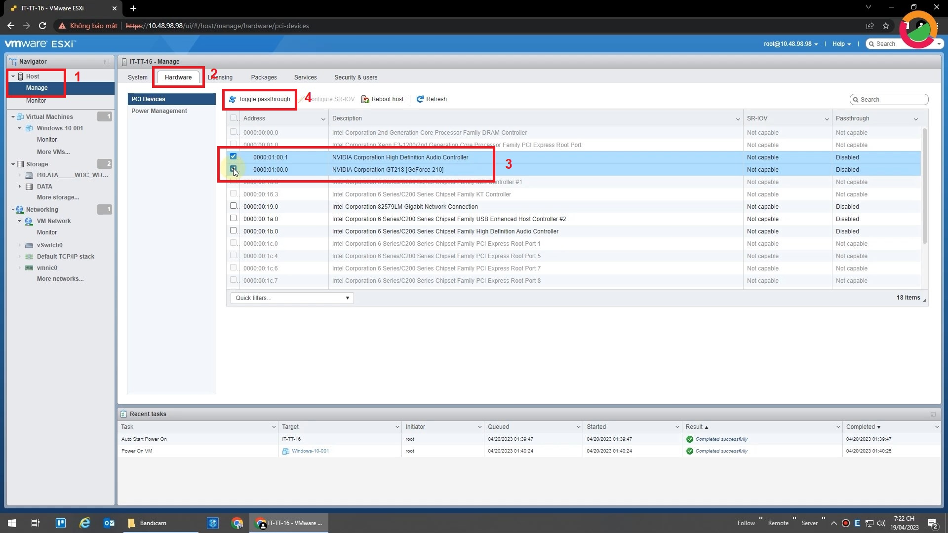 Hướng dẫn kích hoạt vGPU (VGA) cho máy ảo | Series hướng dẫn VMware ESXi #5
