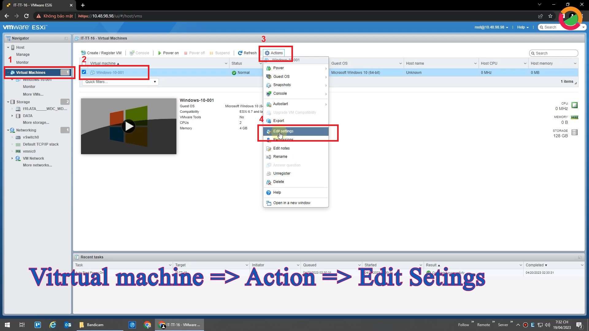 Hướng dẫn kích hoạt vGPU (VGA) cho máy ảo | Series hướng dẫn VMware ESXi #5