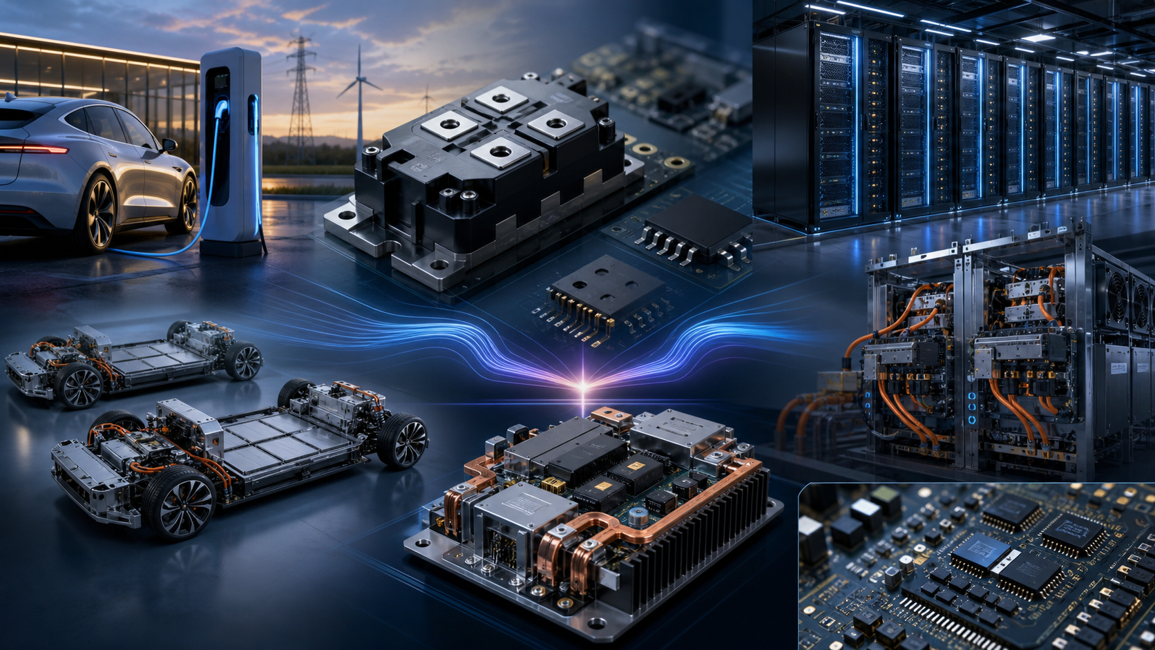 Silicon carbide và gallium nitride không phải khái niệm mới, nhưng ba