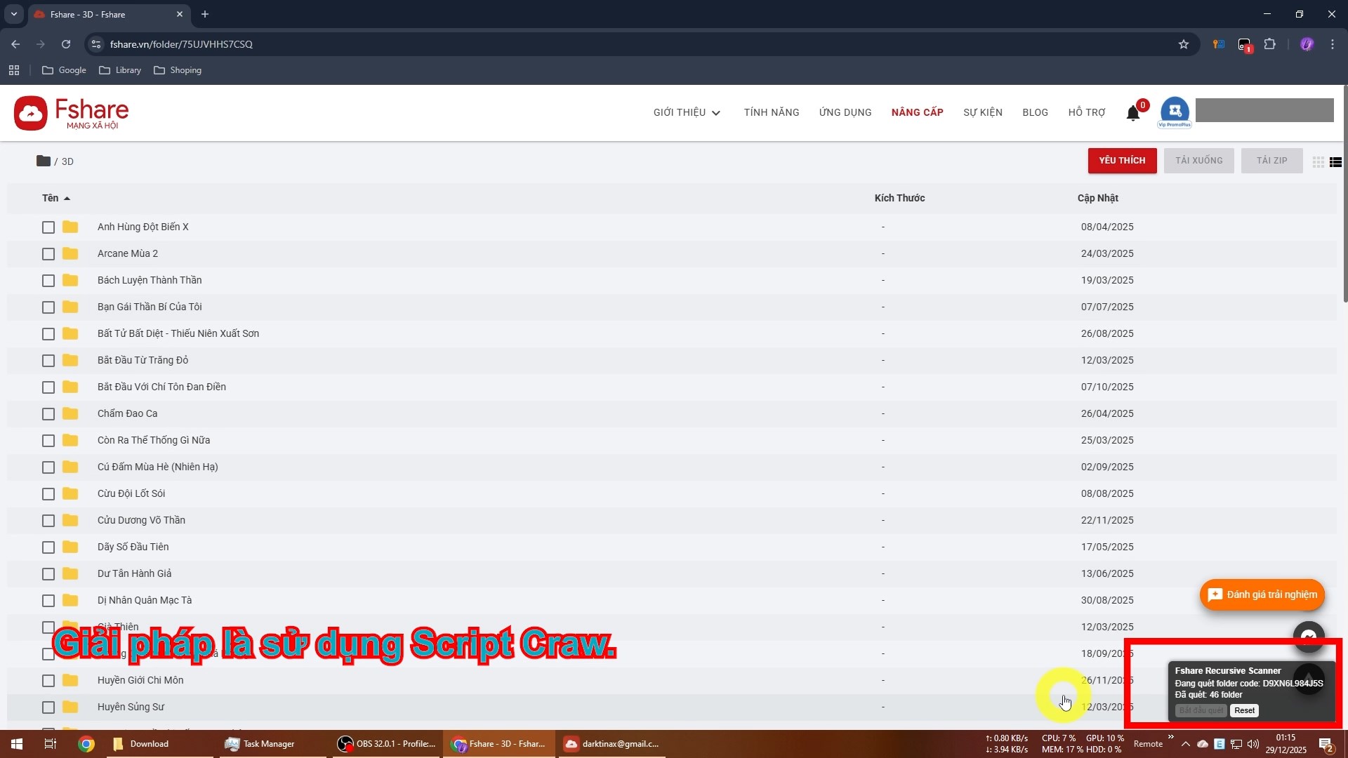 Simihub - Fshare Craw – Quét Subfolder - 002.jpg