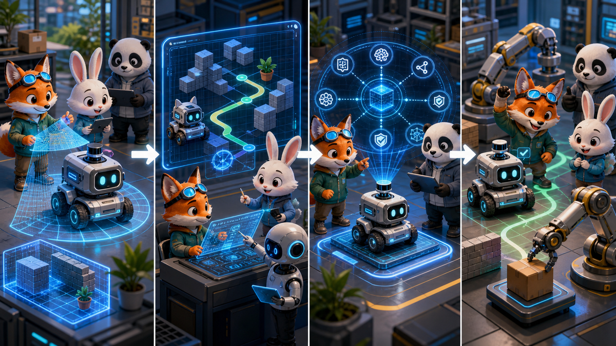 Robot t? h?nh c?n nh?n th?c l?p k? ho?ch quy?t ??nh v? h?nh ??ng ch?nh x?c